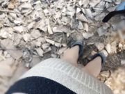 野外荒地无套后入新认识的炮友-大冬天的起了一屁股鸡皮疙瘩