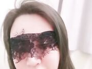 蒙眼爆乳骚御姐 炮友居家激情操逼 2