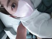 鼓起勇氣跟同事告白 - 却被带回家直接无套内射了