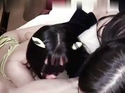 女朋友问我想不想跟她姐姐一块玩 内心狂喜的我半推半就同意了