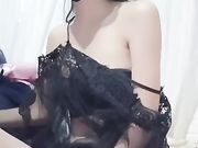 骚气眼镜妹子双人啪啪秀