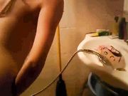 非常火爆的美女空姐洗澡時被猥瑣男強行啪啪啪