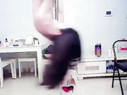 才艺女主妖姬小狐仙丝袜高跟露脸全程钢管舞大秀各种高难度表演