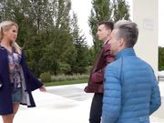 父子俩双屌同入金发骚妇