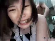 超可爱的学生女孩,放学回家换上女仆装被变态哥哥虐待调教爆射小穴2