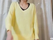 【高画質：素人】超敏感乳首のカフェ店員におもちゃぜめ生